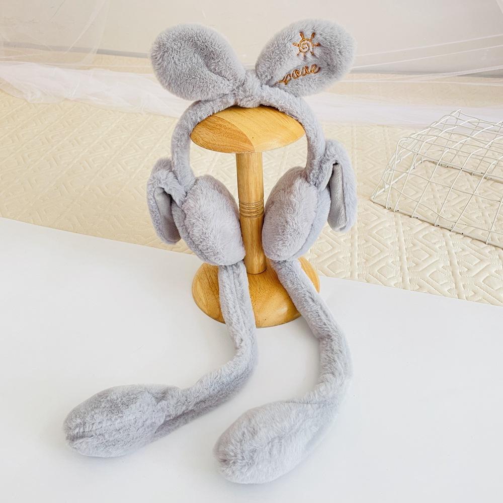 

Милые наушники-прыгуны в виде кролика, зимние теплые забавные игрушечные шапки, плюшевые игрушечные уши, шапка с подушкой безопасности для детей, рождественский подарок для детей