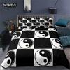 Gossip Duvet Cover King Boho Trippy Psychedelic Art Quilt Cover Microfiber Traditional Ying Yang Theme Bedding Set For Girl Boys
