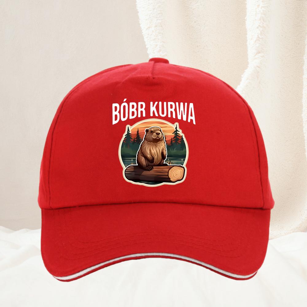 Bobr Kurwa Bober Beaver Bobr Baseball Cap Summer Baseball Hats Unisex Outdoor Adjustable Dad Hats Cap Adjustable