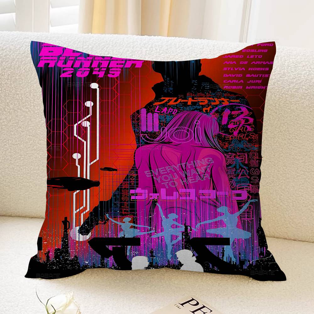Classic Movie BBlade RunnerS Cushion Cover Polyester Sofa Cushions Decorative Throw Pillows Home Decoration Pillowcover