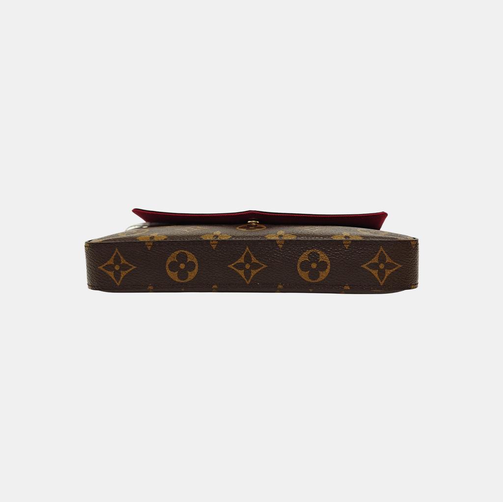 [Usado] Louis Vuitton Pochette FéLicie 'Lona Monograma Marrom' - Excelente #1N3GQOL