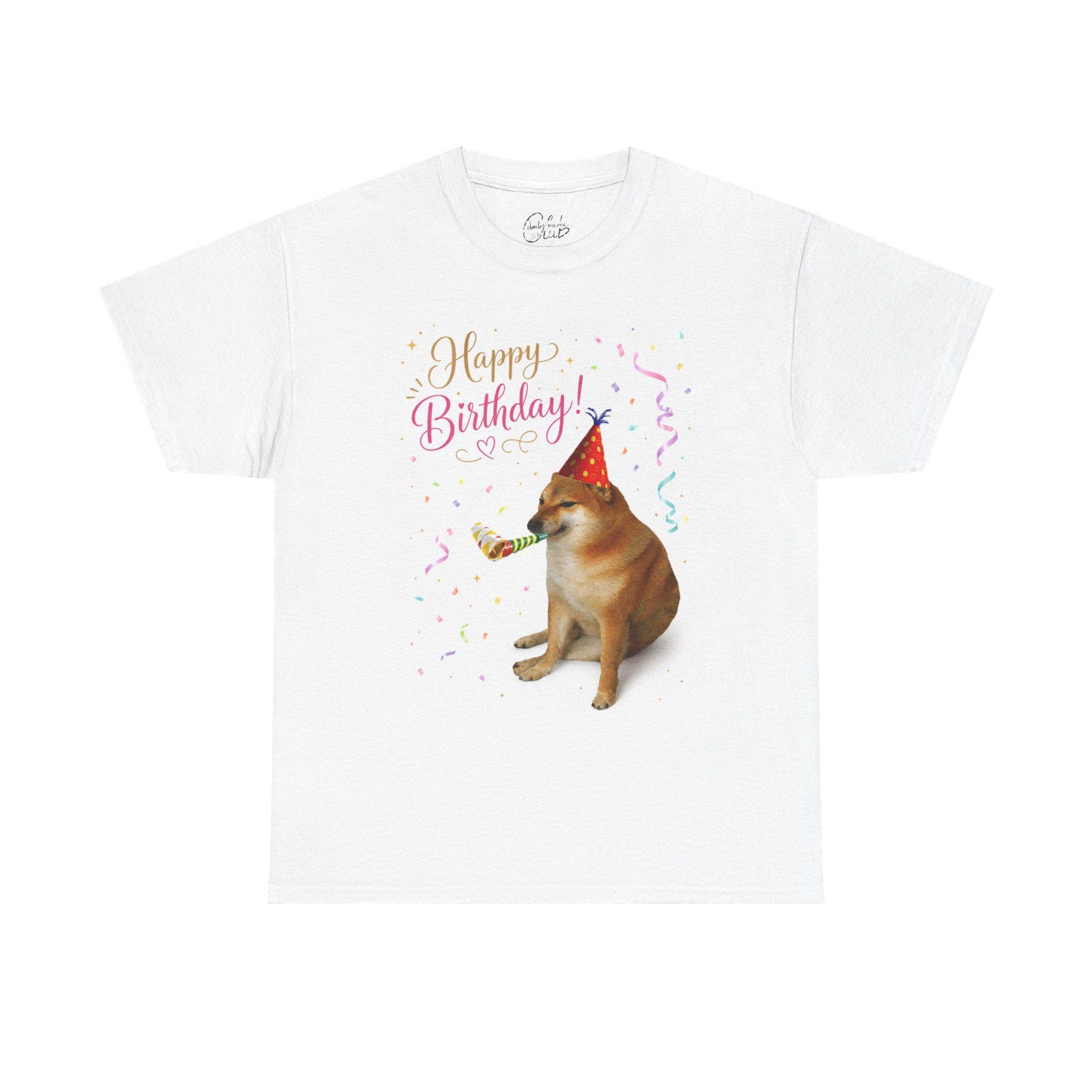 happy birthday shiba inu tee, birthday dog shirt, birthday meme T-Shirt, funny birthday shirt, birthday dog meme shirt, shiba inu shirt XL