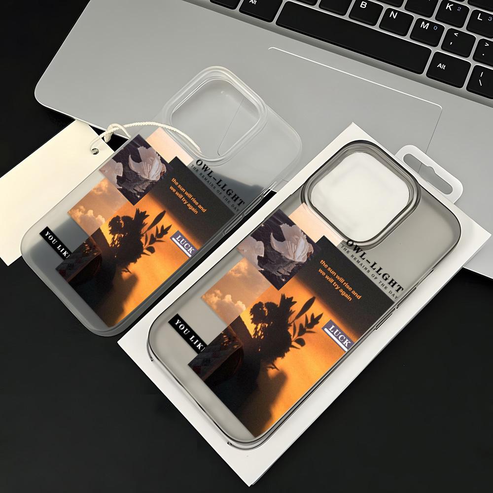 Θήκες Κινητού Τηλεφώνου για iPhone 11 13 15 Pro Max 12 14 Pro Max Θήκη iPhone 16 15 Plus 13 Pro 12 Mini 13 Mini Παγωμένη Υφή Ζωγραφιστά Κινούμενα Σχέδια Λουλούδια