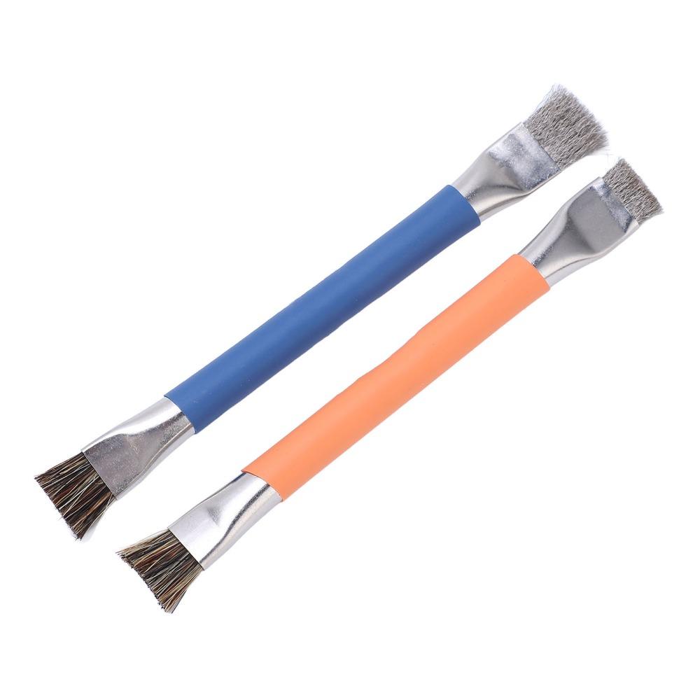 2 Stück Metallgriff Antistatische Reinigungsbürste