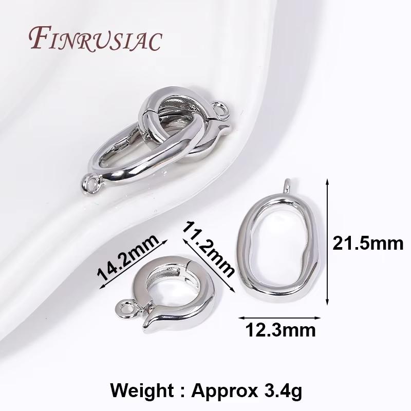 3 Styles 18K Gold Plated Multi-row Pearl Clasps For Necklaces Making,Bracelets Clasp Connectors For Jewelry DIY Accessories