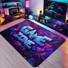 Gaming-Zimmer-Teppich Coolpunk-Spielzonen-Thema Teppich Rutschfest Weich Leicht zu reinigen Langlebig E-Sport-Trend Dekor Bereich Heimdekor Matte