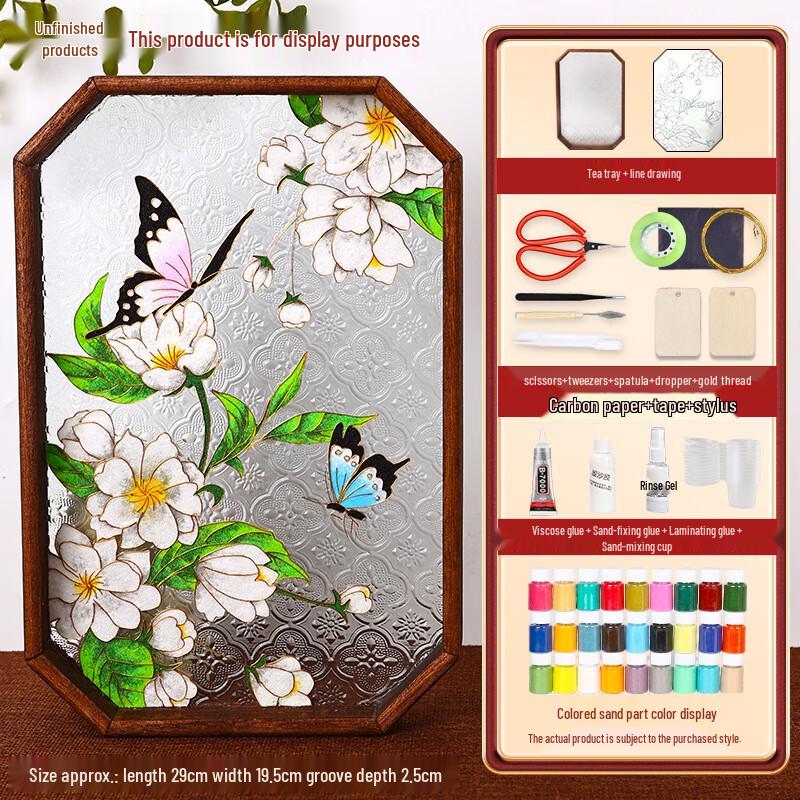 Cloisonné Enamel Tea Tray DIY Kit