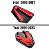 Neue Motorrad-CNC-Fußunterstützungsverlängerungsplatte Seitenständer vergrößern für Honda Goldwing 1800 2018-2023 Gold Wing GL1800 2002-2017