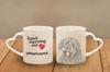 Otterhound - Cup with a Dog, Adorable Cup with a Heart-shaped Handle, Universal Gift from the Art-Dog Brand
