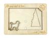 Poodle - Photo Frame, Engraved Wooden Frame, a Lovely Gadget for the Dog Lover by