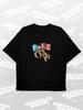 Tricou supradimensionat OG Buda, cu OG Buda 100% Bumbac Negru