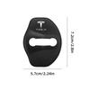High-quality Matte Car Door Lock Cover Auto Emblems Case For Tesla Model 3 Model X Y Style Roadster Accessories