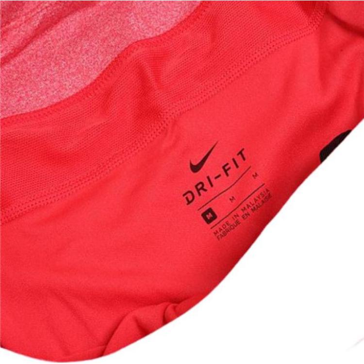 Nike Logo Print Soft Comfortable Elastic Quick-Dry Sports Shorts Women Shorts Red 719583-645