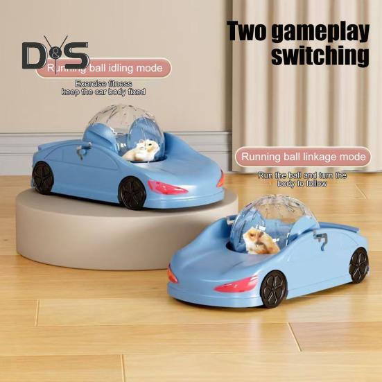 Hračka na běhání s míčem pro křečka Průhledné kolečko na cvičení s míčem pro křečka 360stupňové zobrazení Silent Fitness kolo pro malé domácí mazlíčky