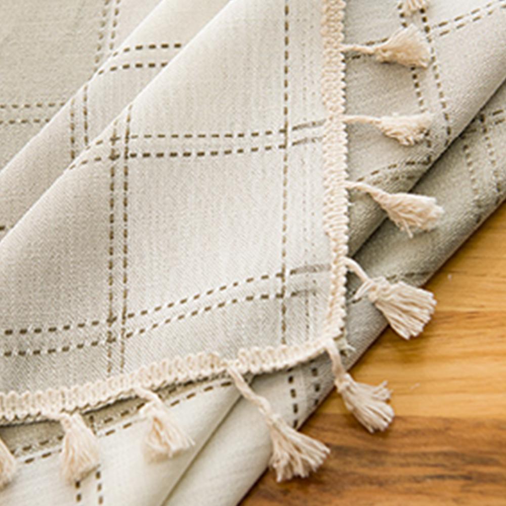 Table Cloth Plaid Waterproof Oil -Proof No -Wash Rectangular Tablecloths Wedding Elegant Table Clothes For Dining Table