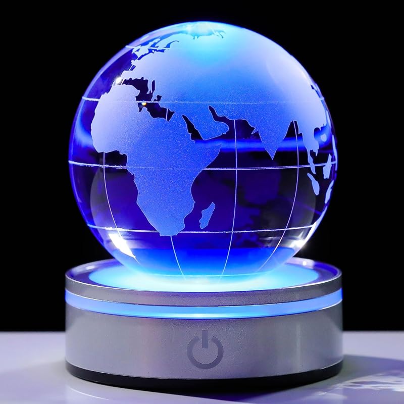 

Kertari 3d universe K9 crystal ball earth model birthday present male woman Popular [Genuine] Interior fashionable Healing goods crystal ball led