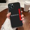 Morocco Flag Maroc Passport Case For Apple iPhone 17 16 15 14 13 12 11 Pro Max 16 Plus 16E 17Air 17Pro Phone Cover Silicon Funda