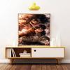 Attack Titan Customize Your Name Diamond Painting Round Diamond Rhinestones Mosaic Diamond Embroidery Wall Paintings Rhinestones Gift Frameless