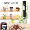 Elektrische Milchaufschäumer, kabelloser Handmixer mit USB, elektrische Mini-Kaffeemaschine, Schneebesen, Mixer für Kaffee, Cappuccino, Creme