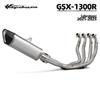 GSX1300R Hayabusa Exhaust Modification: 2021-2025 Suzuki Stainless Steel Header & Muffler