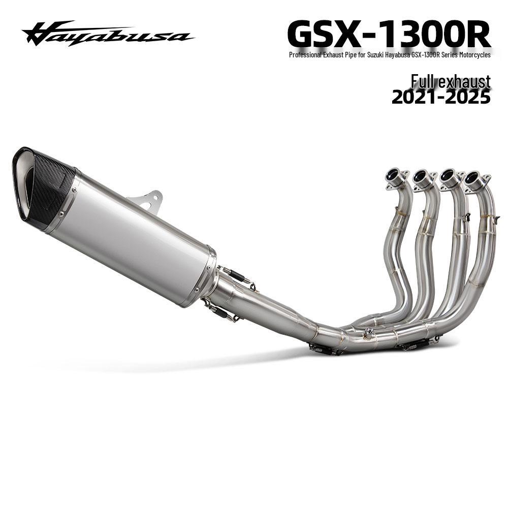 GSX1300R Hayabusa Exhaust Modification: 2021-2025 Suzuki Stainless Steel Header & Muffler
