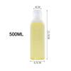1000ML Kitchen Oil Spray Bottle Seasoning Extruded Bottle Plastic Seasoning Bottle for Ketchup Salad Dressing Picnic BBQ Gadgets