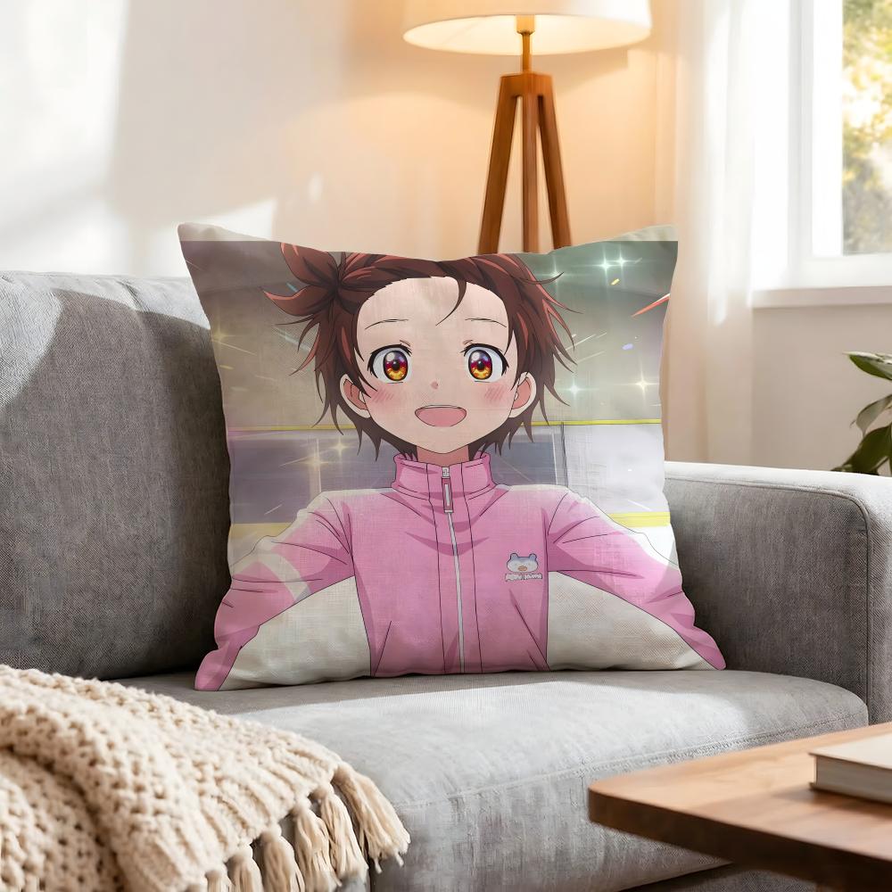 Anime Medalist Cushion Cover 1Pcs Decorative Covers Soft Cushion Case For Sofa Couch Decor 40X40 45X45 Pillowcases