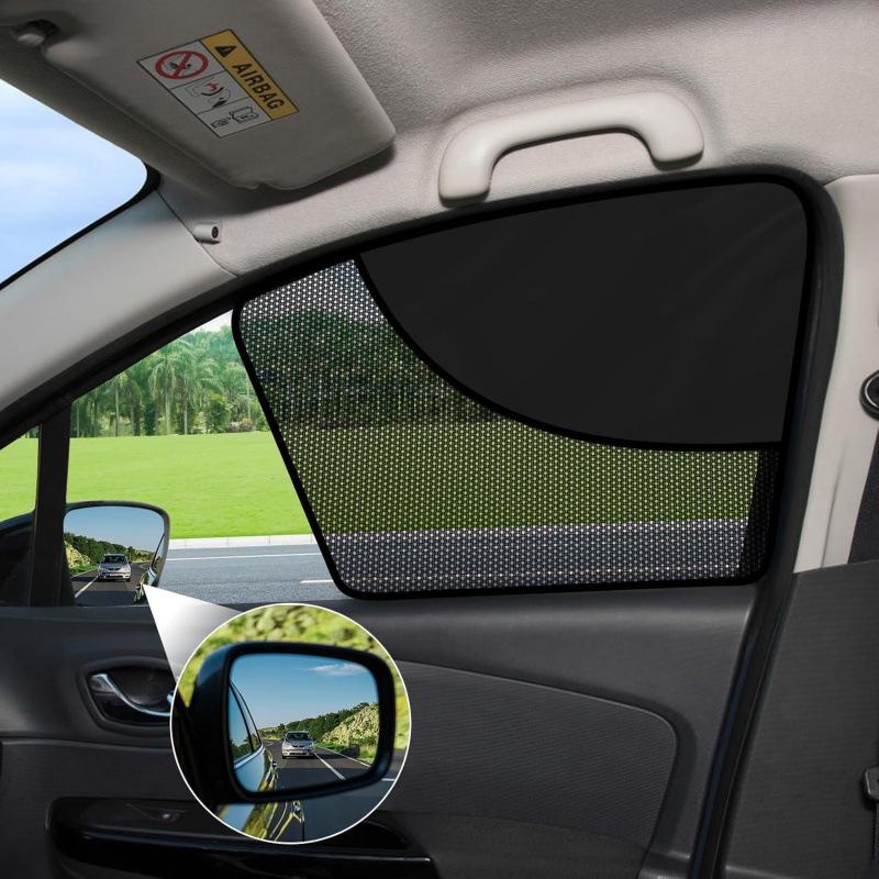 Universal Car Side Window Sun Shade Mesh Privacy Curtain