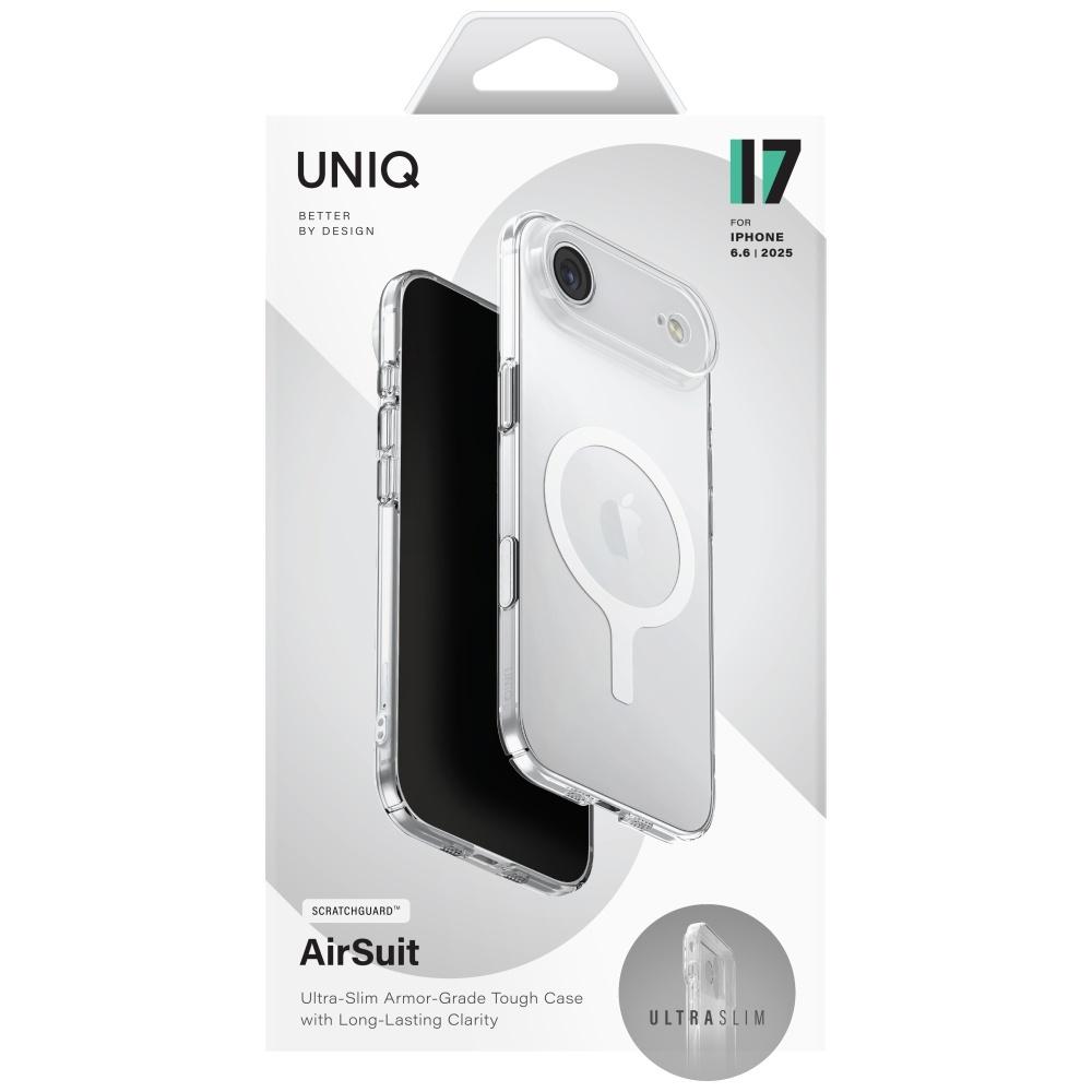 UNIQ Airsuit Case for iPhone Air Magclick Charging Transparent