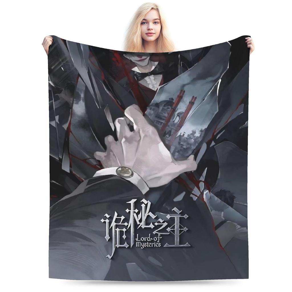 Lord Of The Mysteries  Warm Blanket  Kids Plush Throw Blanket Funny Bedroom Flannel Bedspread Sofa Bed Cover