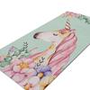 Unicorn Printed Yoga Mat Fitness Floor Mat Pvc Rollable Yoga Blanket