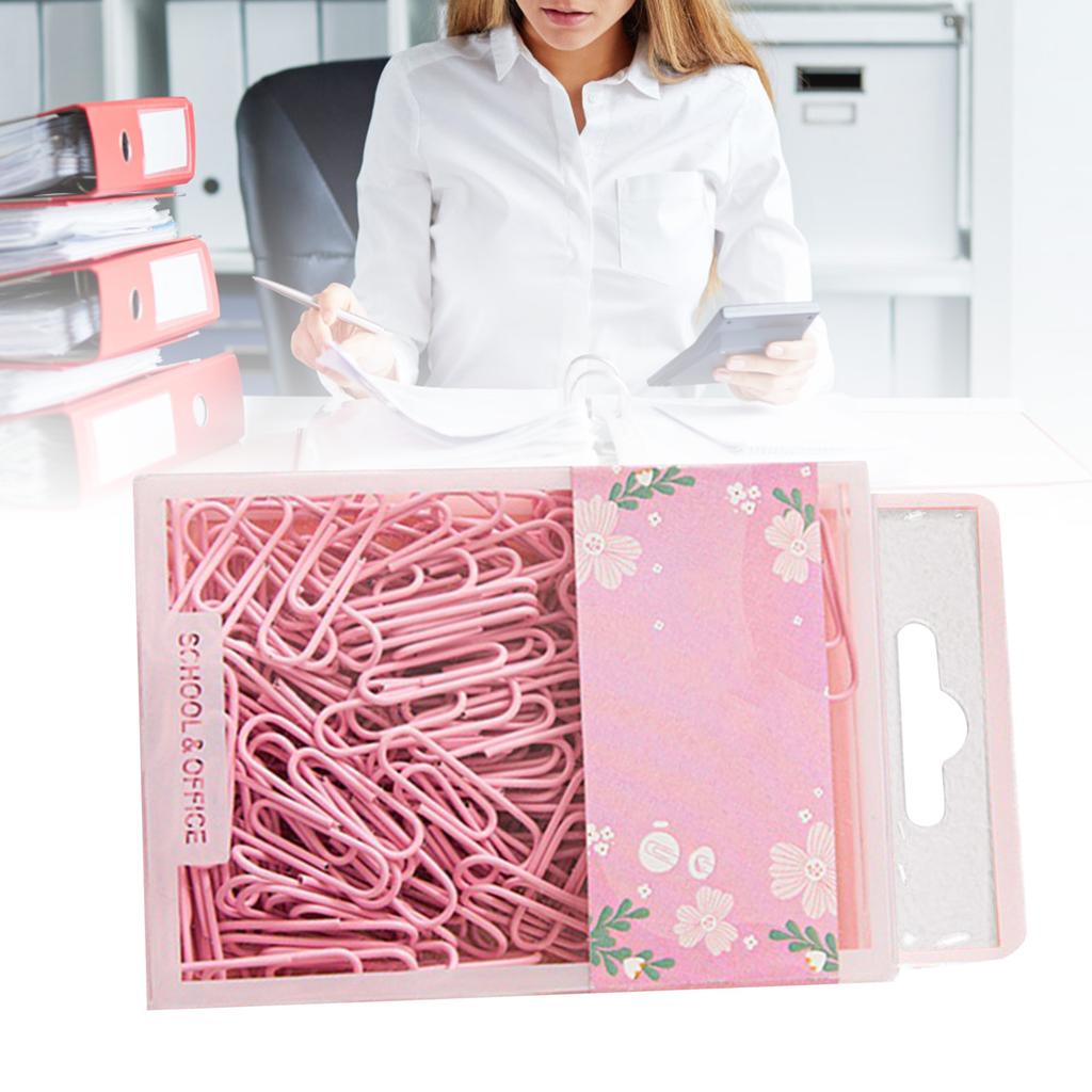 70 szt. Spinacze biurowe Żywe kolory Urocze małe spinacze biurowe Trwałe nierdzewne żelazne spinacze do papieru do szkoły biura