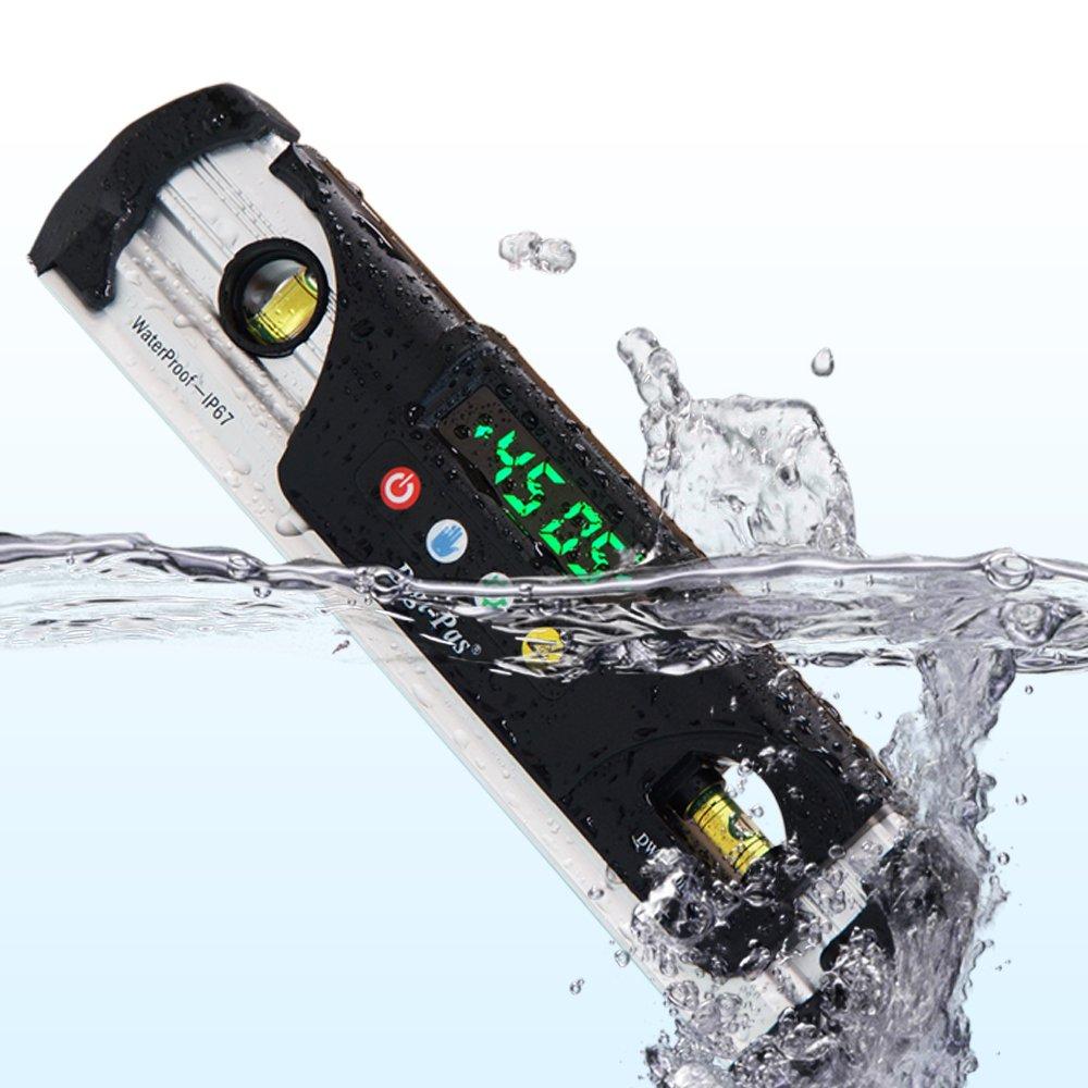 Digi-Pas Waterproof Digital Level 0.05 Degree 200mm DWL280Pro Inclinometer Magnetic
