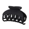 1pc hair clip with double teeth grip for women, simple matte ABS hair clip with small claws and headband decoration, hair clip
