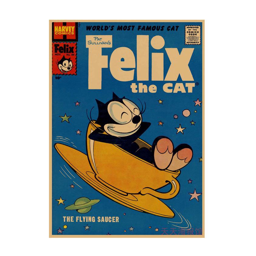 

Felix the Cat Retro Anime Kraft Paper Wall Poster 603 29.7X42cm (A3 size)