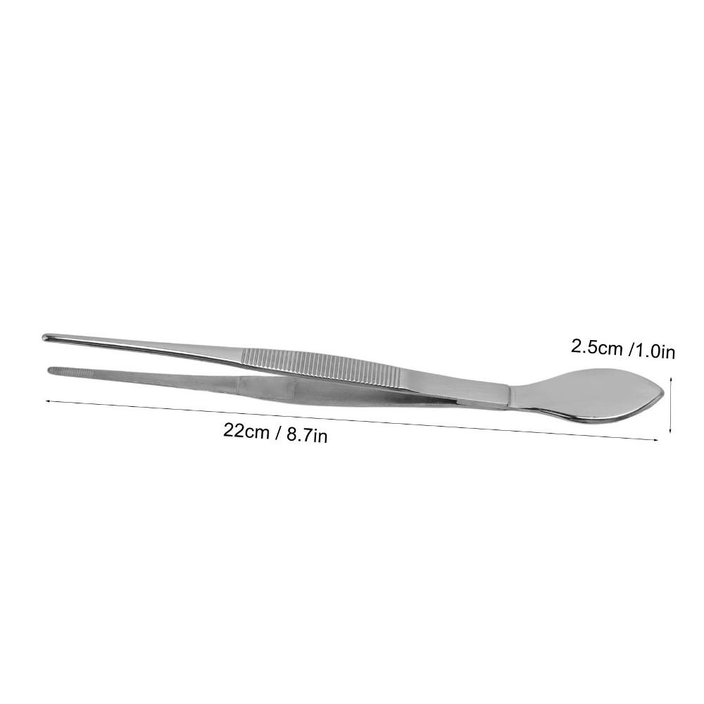 2PCS Silver Bonsai Tweezers Stainless Steel Long Tweezers Multipurpose Plant Tweezers For Bonsai