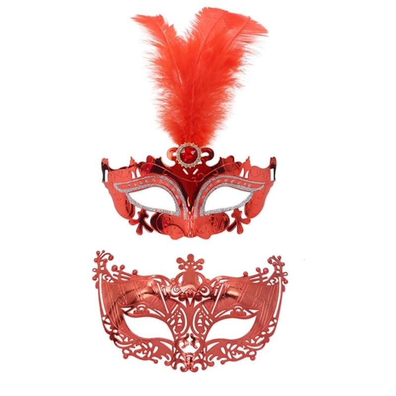 Couple Masquerade Mask Venetians Party Mask Halloween Costume Mask Mardi Gras Mask for Couples Women Men Half Face Mask