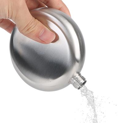 HILIFE Wine Bottle Drinkware Accessories Alcohol Hip Flasks Stainless Steel 5 Oz Round Whiskey Flask Russian Liquor Pot
