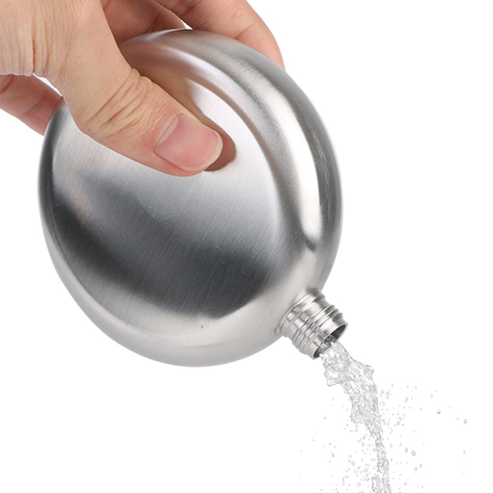HILIFE Wine Bottle Drinkware Accessories Alcohol Hip Flasks Stainless Steel 5 Oz Round Whiskey Flask Russian Liquor Pot