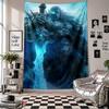 Wall TapestryWorld of Warcraft Art Hanging Cloth Decorative Background Cover for Room Decoration