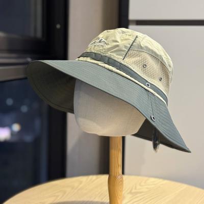 New Hat Women's Summer Outdoor Hiking Mountain Hat Waterproof Mesh Breathable Bucket Hat Sun Hat