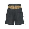 Gucci Cotton Canvas Bermuda GG Insert Shorts 'Dark Grey' Men's 742850-XDCEY-1168
