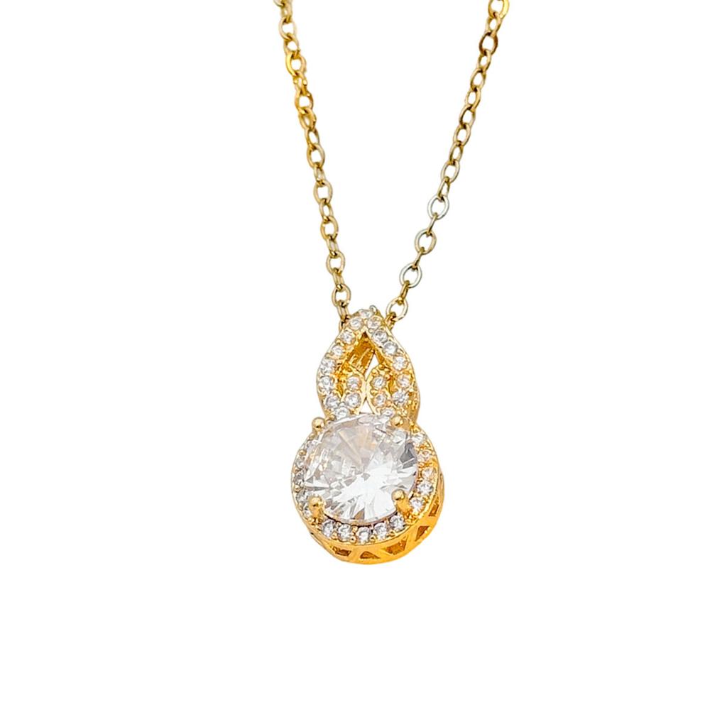 New Color Version of The Lucky Lotus Charm Necklace As A Decorative Accessory for Women in Light Luxury Style, Collar Chain