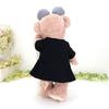 cushu cush Duffy and ShellieMay Costumes for Plush Black Knit Dress and Ribbon Set Toys, (CDS469S)
