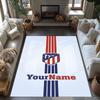 Atletico Madrid Customize Your Name Floor Rug Office Rug Suitable for Dormitory Hallway Entryway Decorate room Anti-slip Rug Office home decor