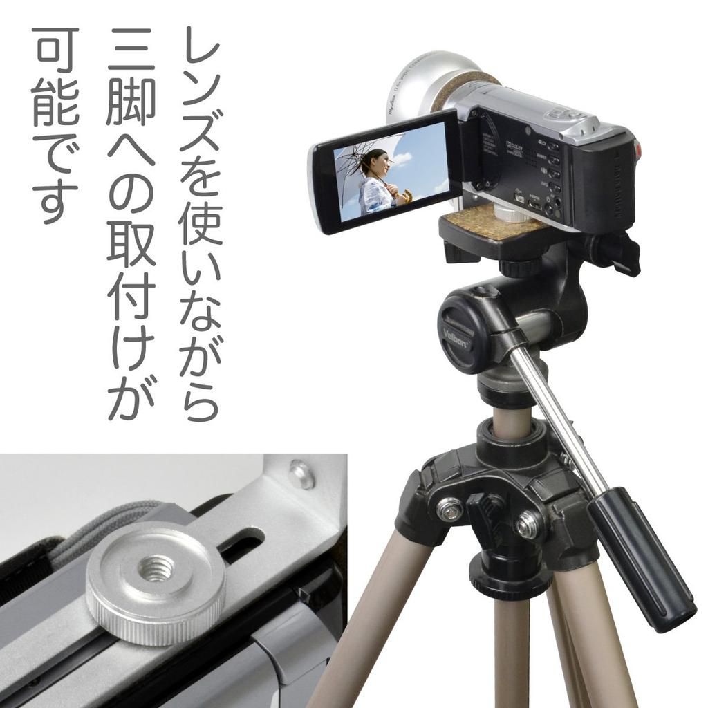 JTT Online My Lens Conversion Lens for Camcorders Compatible with allowing you to mount lenses on cameras that support the 0.6x Wide-Angle