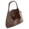 Coach Brooklyn 39 Logo Magnetic Snap Closure Natural Grain Leather Hobo Bag Women Bags Dark-Gemstone CU044-B4CBD