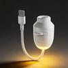Star Projector Night Light with 3 Interchangeable Slides, USB Star Projector Lamp for Bedroom, Car Ambient Lighting, Home Decor