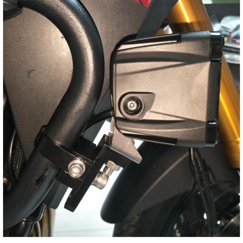 Motorcycle Headlight Spotlight Mount  Bracket Light Lamps Holder Adjustable Fork Mount Clamp