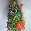 Bird Foraging Basket Bird Foraging Toy Seagrass Basket Bird Toy Chewable Parrot